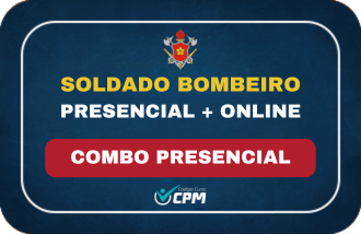 COMBO PRESENCIAL SOLDADO BOMBEIRO 2025